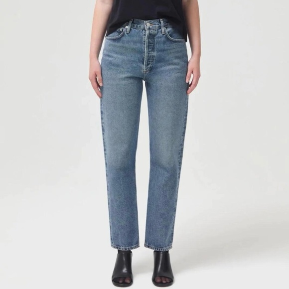 Agolde Denim - NWT Agolde 90s Pinch Waist High Rise Straight Jeans in Navigate Size 29